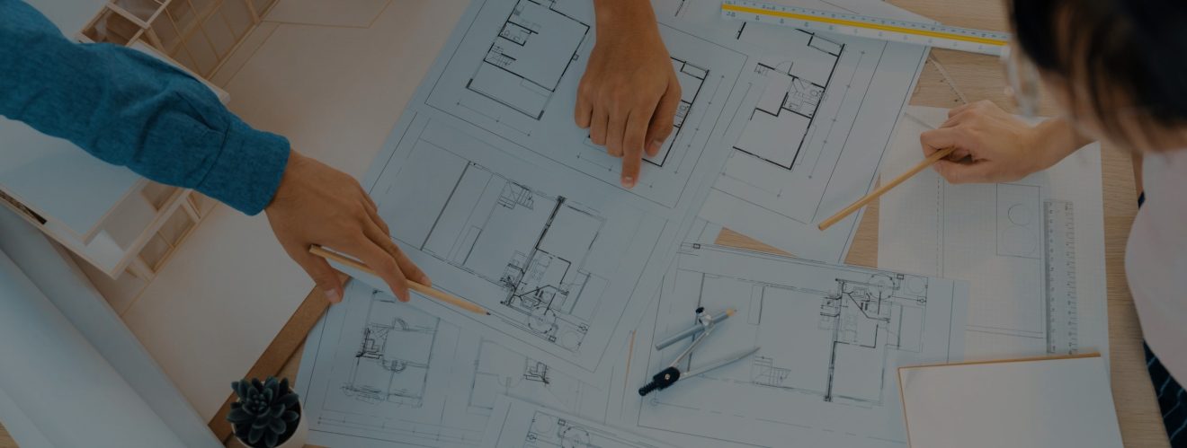 Commercial property plans reviewed during an Atlanta property valuation