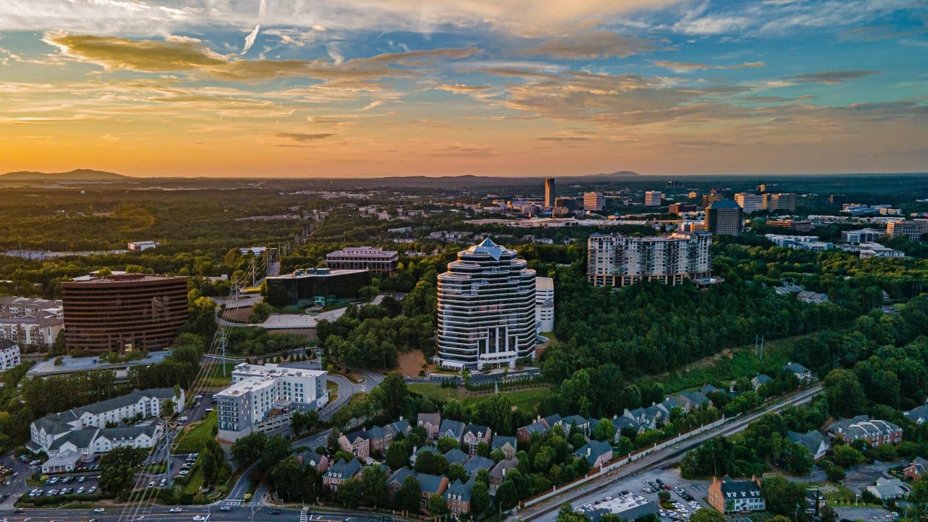 Vinings,Georgia,At,Sunset,Downtown,Vinings,Georgia,Vinings,Ga